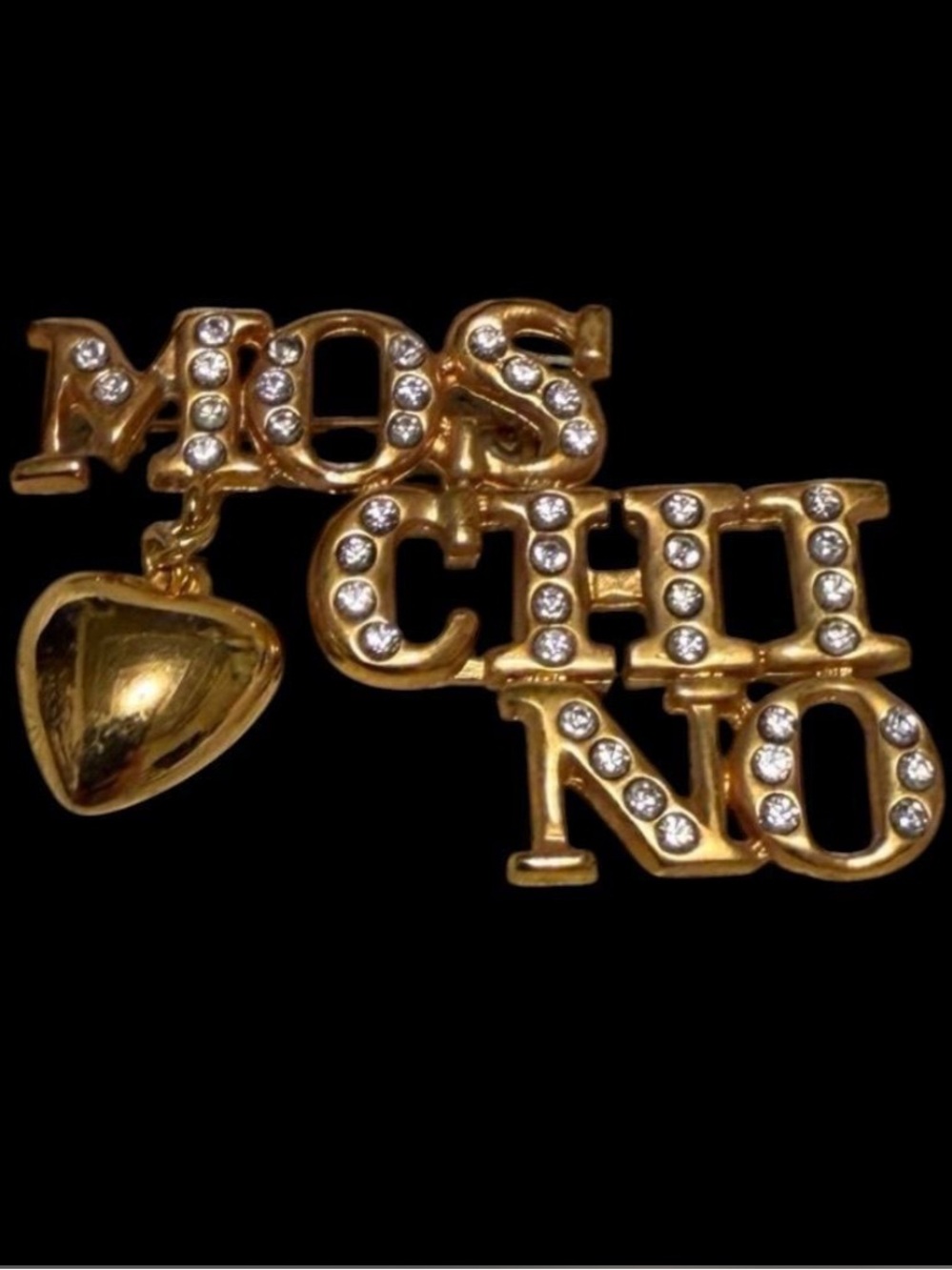 Moschino Brooch 💛